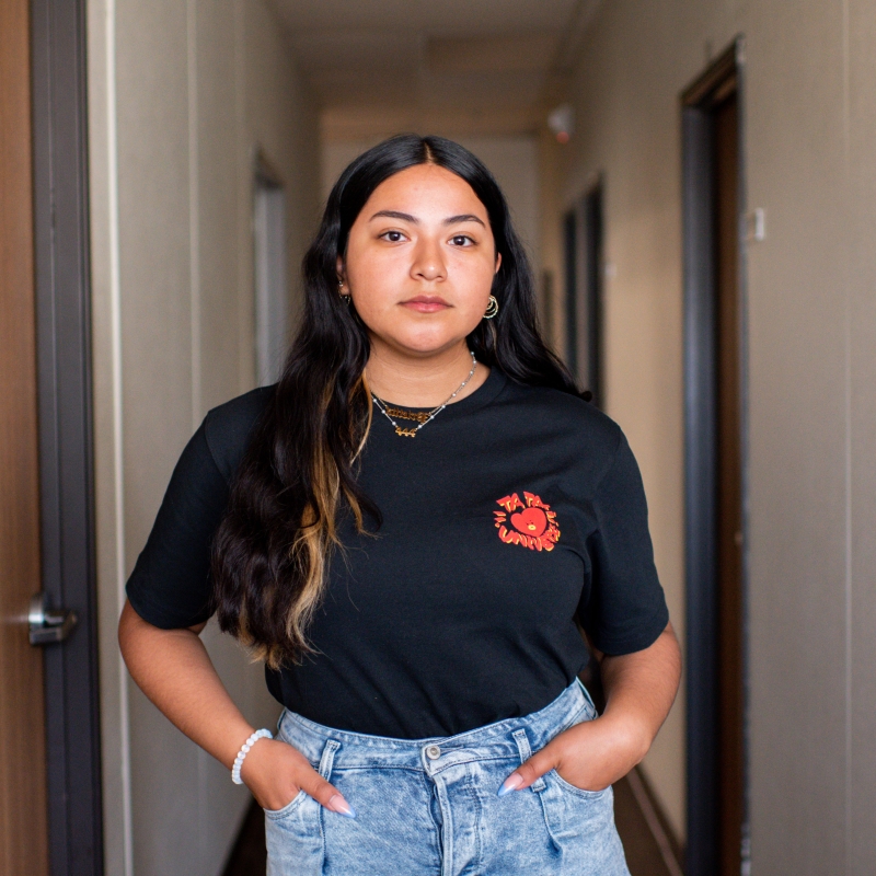 Women in hallway