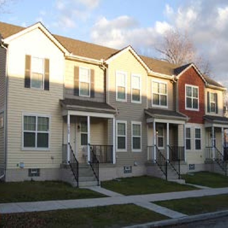 Scotten Park townhomes in Detroit
